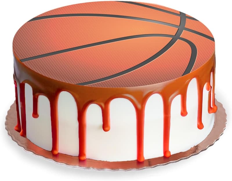 Basketball Cake Topper 20 cm für Geburtstagskuchen