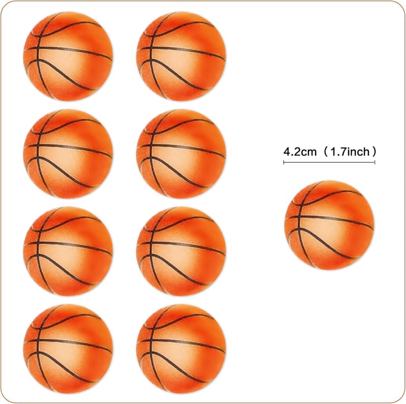 40 Stück Essbare Basketball Cupcake Topper für Sportfeiern