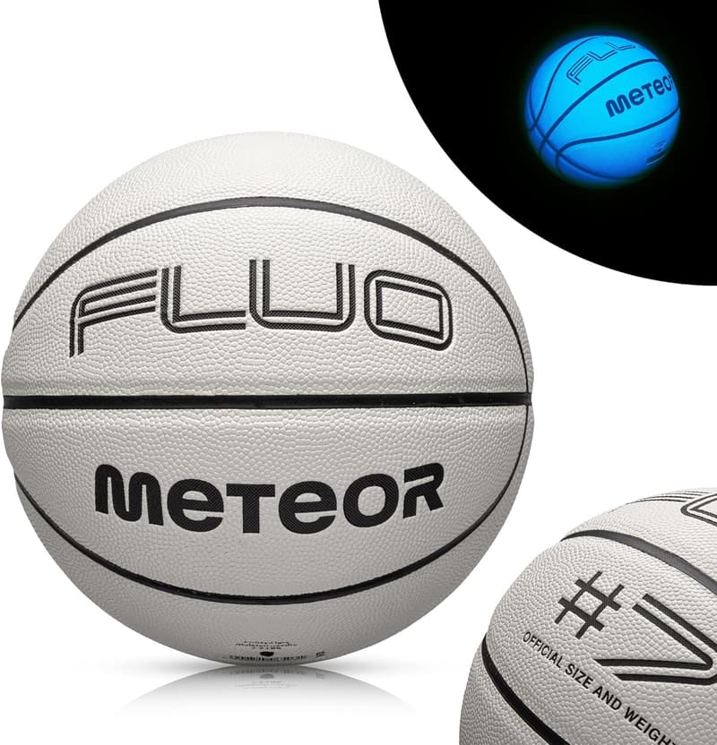 Leuchtender Basketball Größe #7 für Jugendtraining - Glow-in-the-Dark