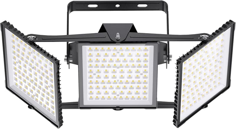 750W LED Außenflutlicht, 75000LM, IP66 wasserdicht, verstellbar