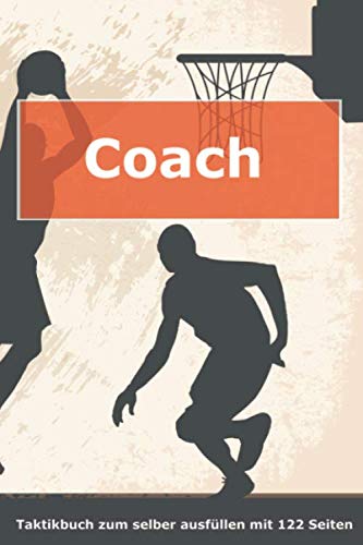 Taktikbuch für Basketball-Trainer – 122 Seiten zum Ausfüllen im A5-Format