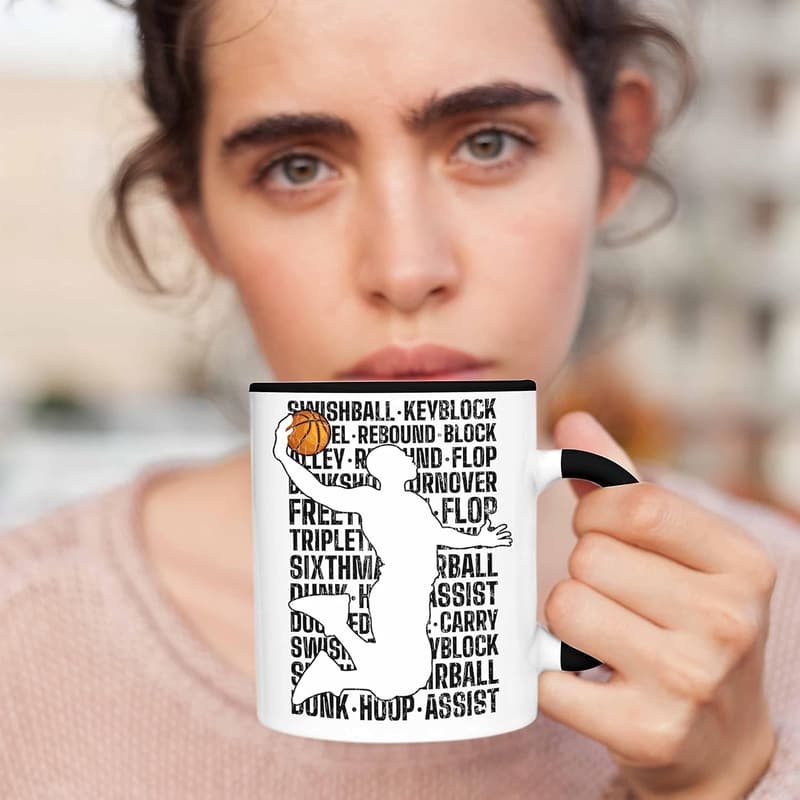 Basketball-Tasse für Trainer – ideales Geschenk für Coaches