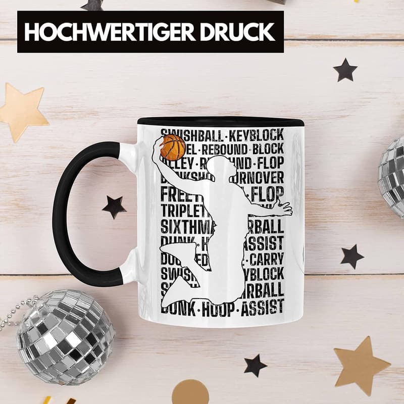 Basketball-Tasse für Trainer – ideales Geschenk für Coaches