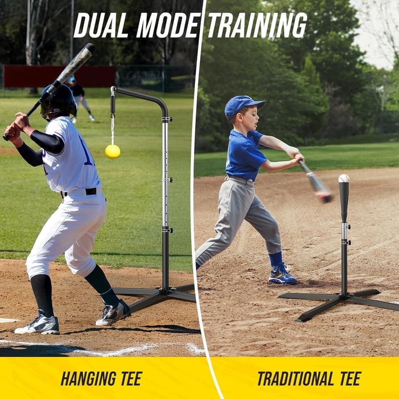 Verstellbare Baseball-Schlag-Tees für Training, robust und stabil