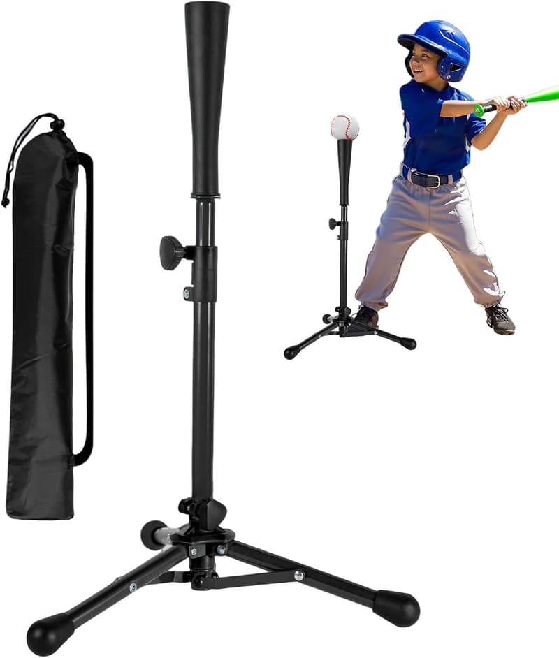 Höhenverstellbares Baseball-T-Shirt für Jugendliche mit Tragetasche