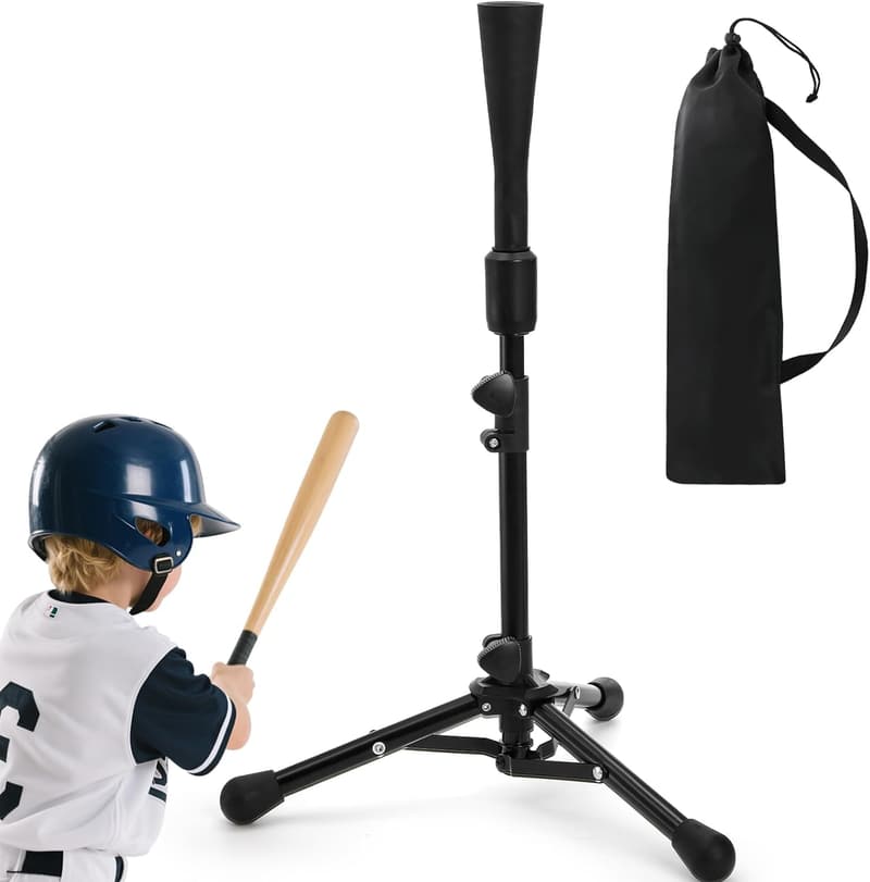 Tragbares Baseball-Trainings-T-Shirt mit verstellbarem Tee 52-100 cm