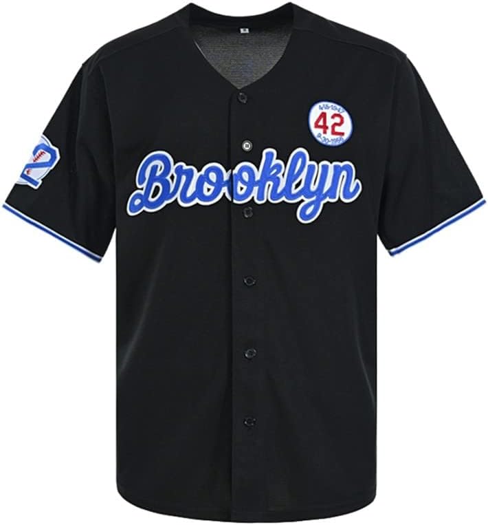Black Legend Herren Baseball-Jersey im 90er Hip Hop Stil