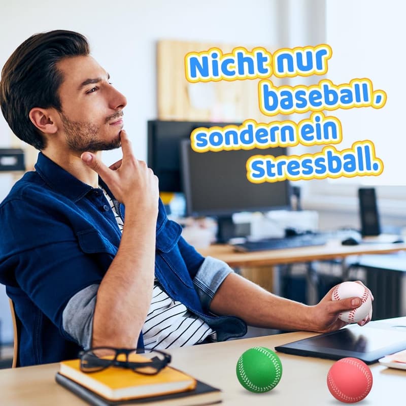 Baseballset für Kinder (3-5 Jahre) mit 6 Softbällen und Schläger