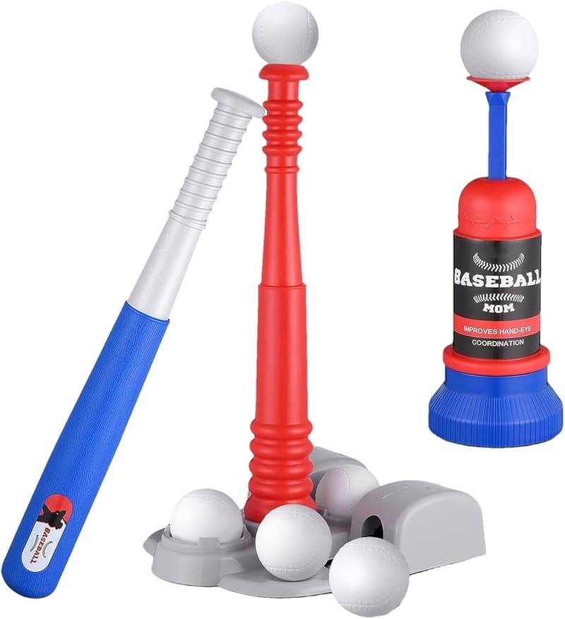 Baseball Trainingsset für Kinder, verstellbarer Tee Ball, 20 Zoll