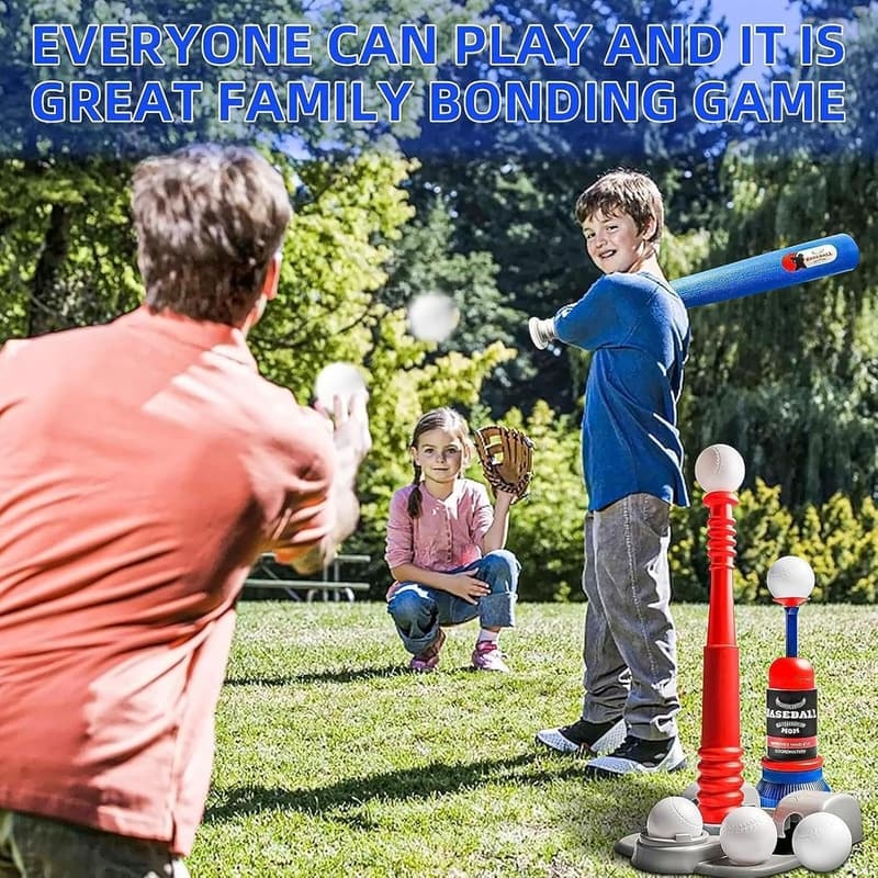 Baseball Trainingsset für Kinder, verstellbarer Tee Ball, 20 Zoll