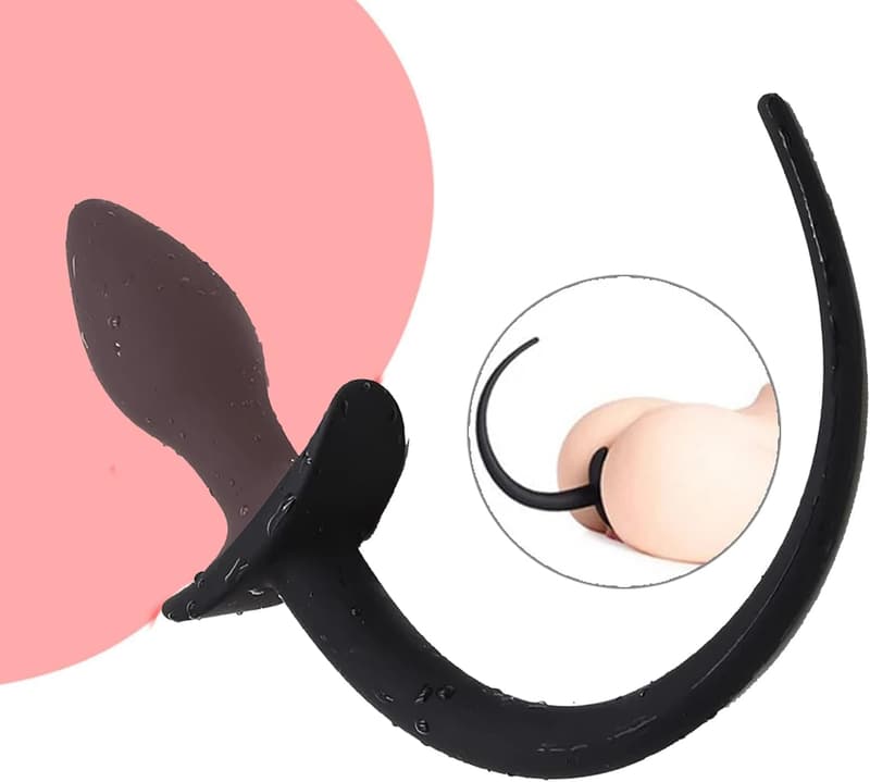 Hundeschwanz Analplug für Prostata-Massage – Fetisch Spielzeug für Paare