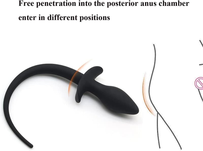 Hundeschwanz Analplug für Prostata-Massage – Fetisch Spielzeug für Paare