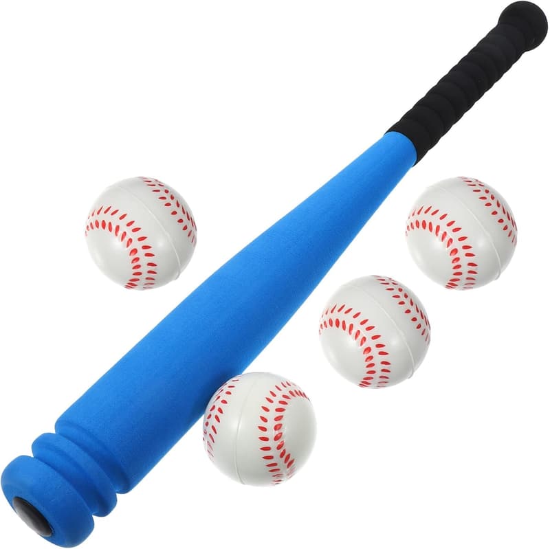 Baseball-Set aus Kunststoff für Teenager – Schläger und Ball für Outdoor-Sport