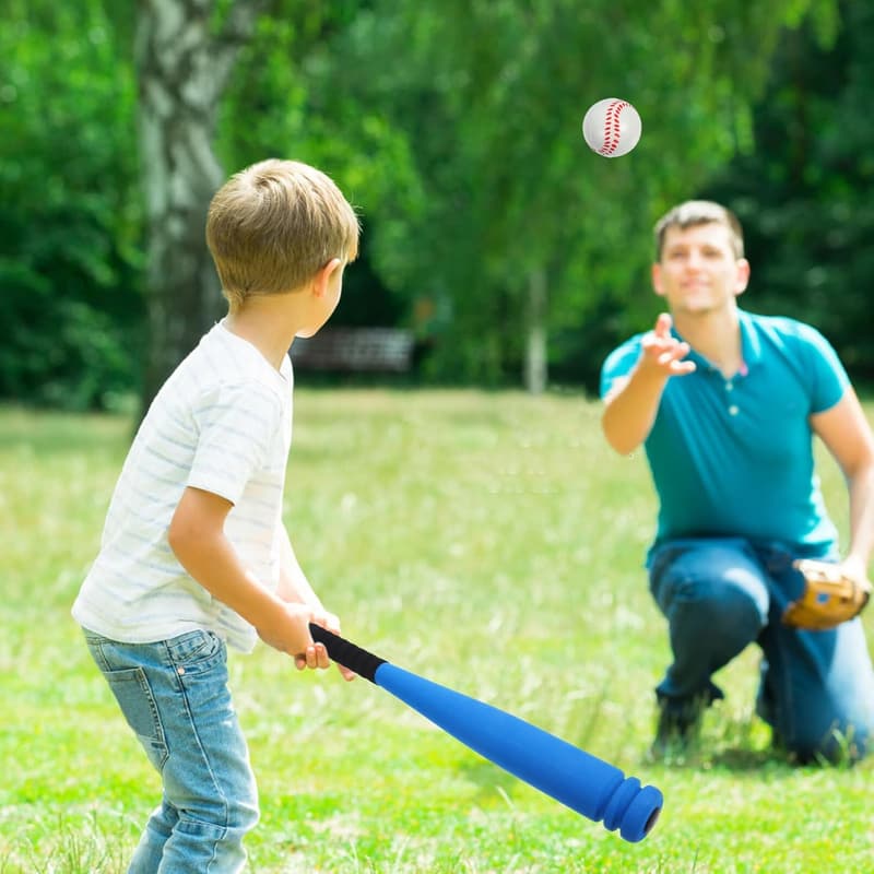 Baseball-Set aus Kunststoff für Teenager – Schläger und Ball für Outdoor-Sport