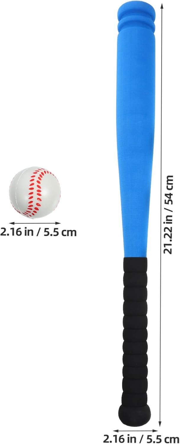 Baseball-Set aus Kunststoff für Teenager – Schläger und Ball für Outdoor-Sport