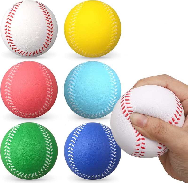 Baseballset für Kinder (3-5 Jahre) mit 6 Softbällen und Schläger