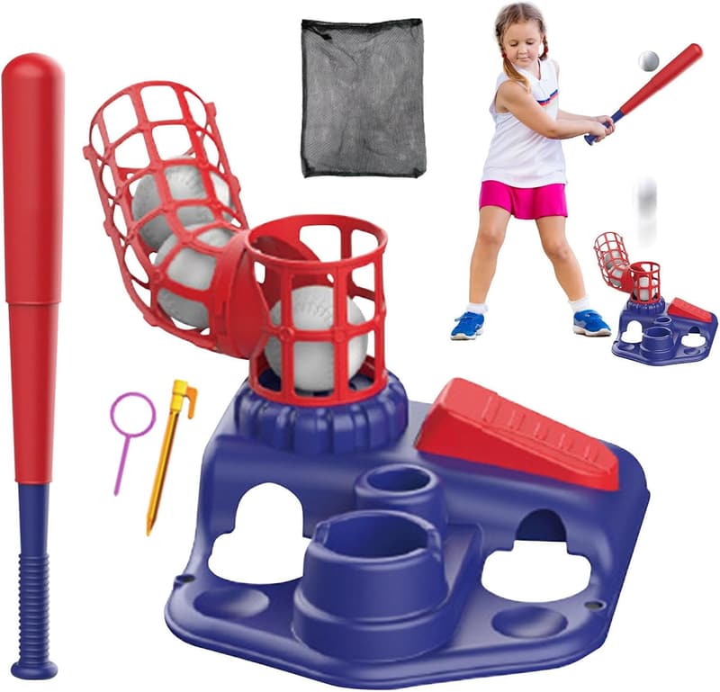 Interaktives 4-in-1 Baseball-Trainingsset für Kinder