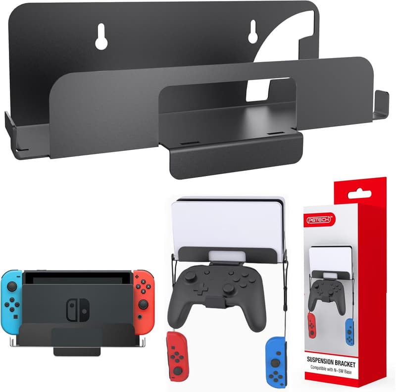 Wandhalterung für Nintendo Switch mit Controller-Halter