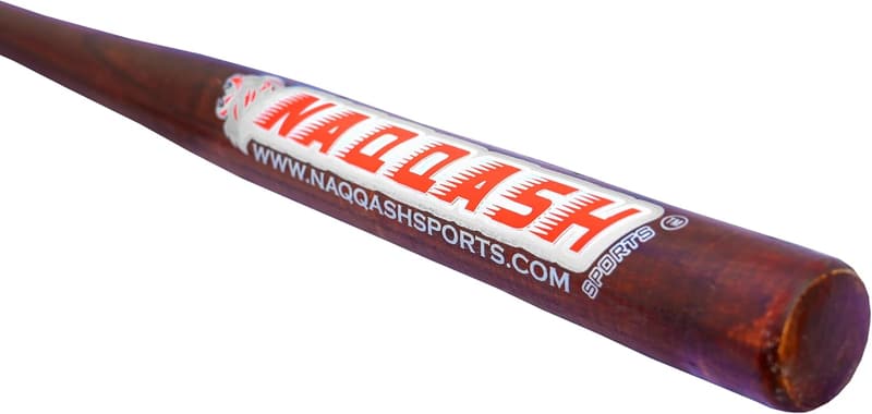 Baseballschläger aus Ahornholz, 45,7 cm, leicht für Selbstverteidigung