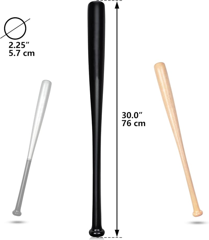 Ökologischer Baseballschläger aus massivem Holz - 30