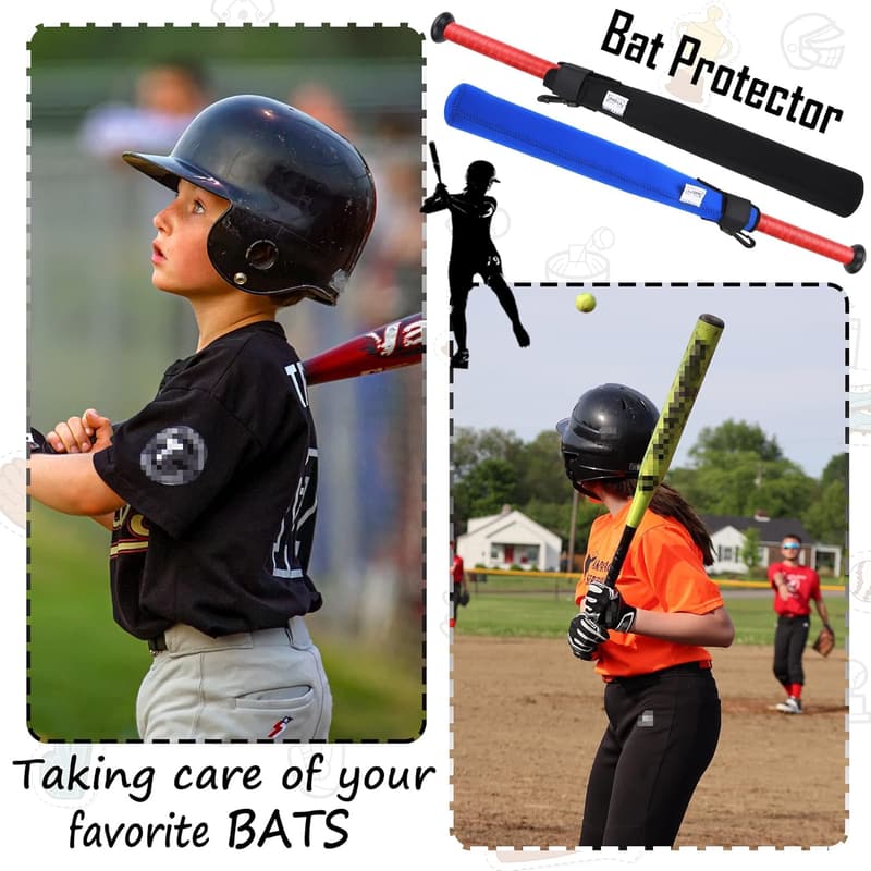 Baseball-/Softball-Bat-Schutzsleeve mit Hook und Isolierung