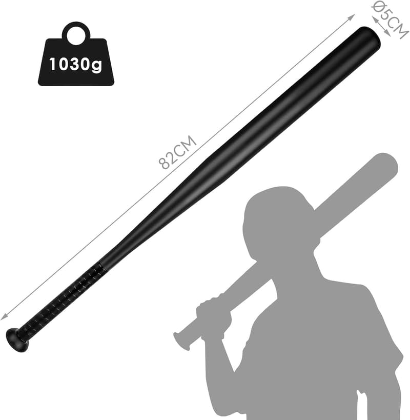 Baseballschläger aus Stahl 82 cm – Sportausrüstung für Freizeit und Sportler