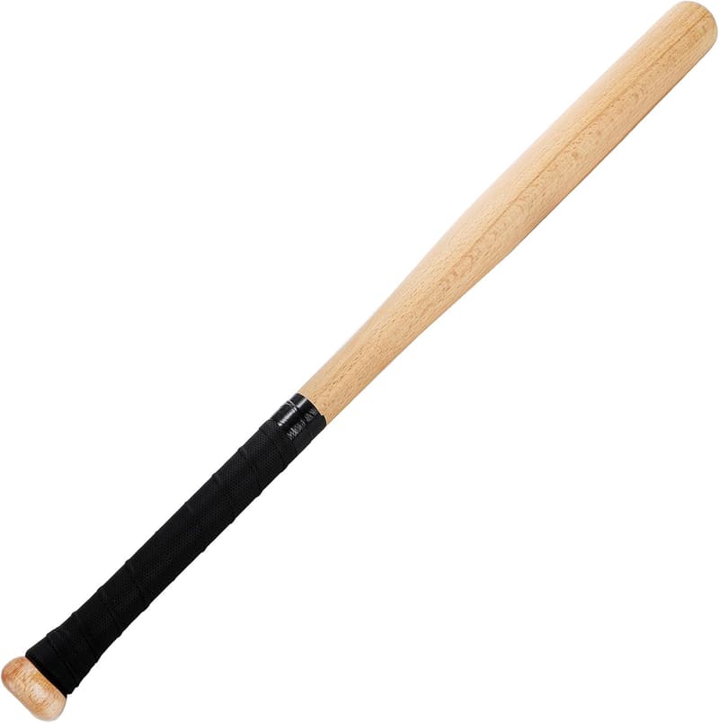 Tebery 73,7 cm Holz-Baseballschläger für Selbstverteidigung und Übung