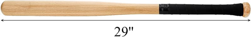 Tebery 73,7 cm Holz-Baseballschläger für Selbstverteidigung und Übung