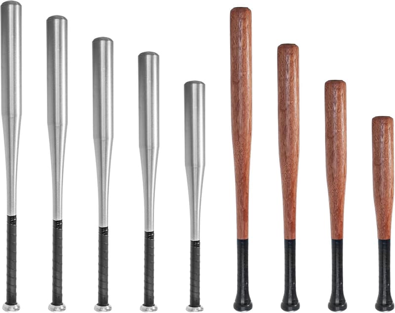Onpira Baseballschläger aus Aluminium und Holz, 54-86 cm, 8 Längen