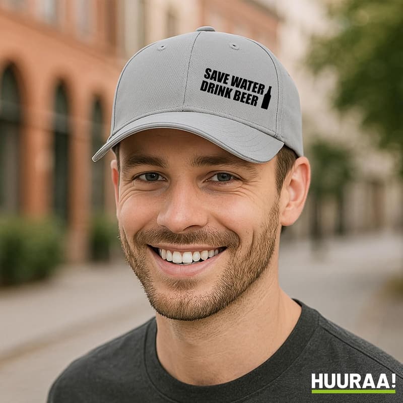 Bierflasche Geschenk - Huuraa Cappy Mütze 