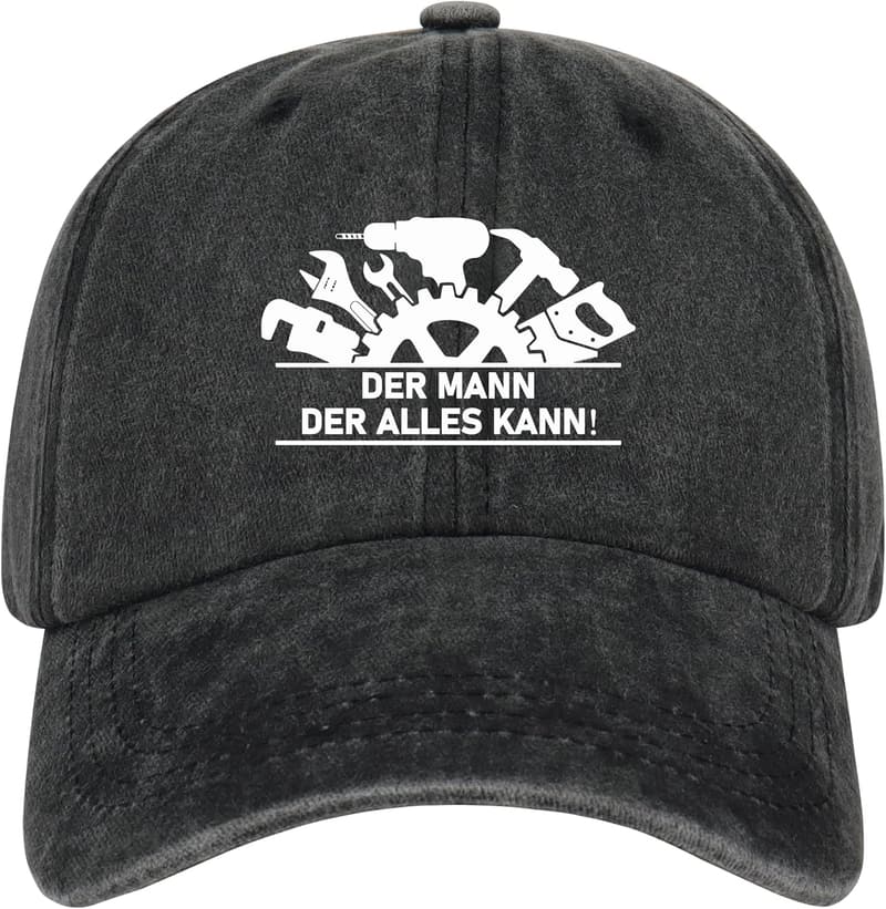 Lustige Baseballcap für Männer - ideales Geburtstagsgeschenk