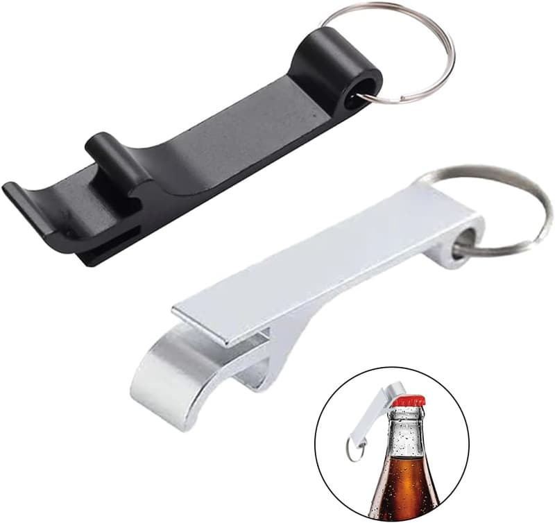 Multifunktionaler Aluminium-Flaschenöffner (2er Set) für Partys
