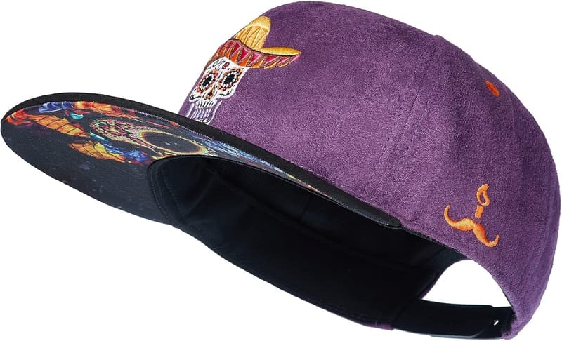Premium Snapback Cap für Herren, Baseballkappe mit geradem Schirm