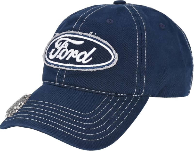 Ford Truck Kappe, Einstellbare Baseball-Mütze mit Logo und gebogenem Schirm