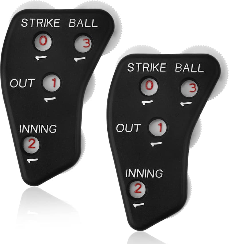 Baseball Schiedsrichteranzeige Set – 2 Stück, präzise Zähler für Trainer