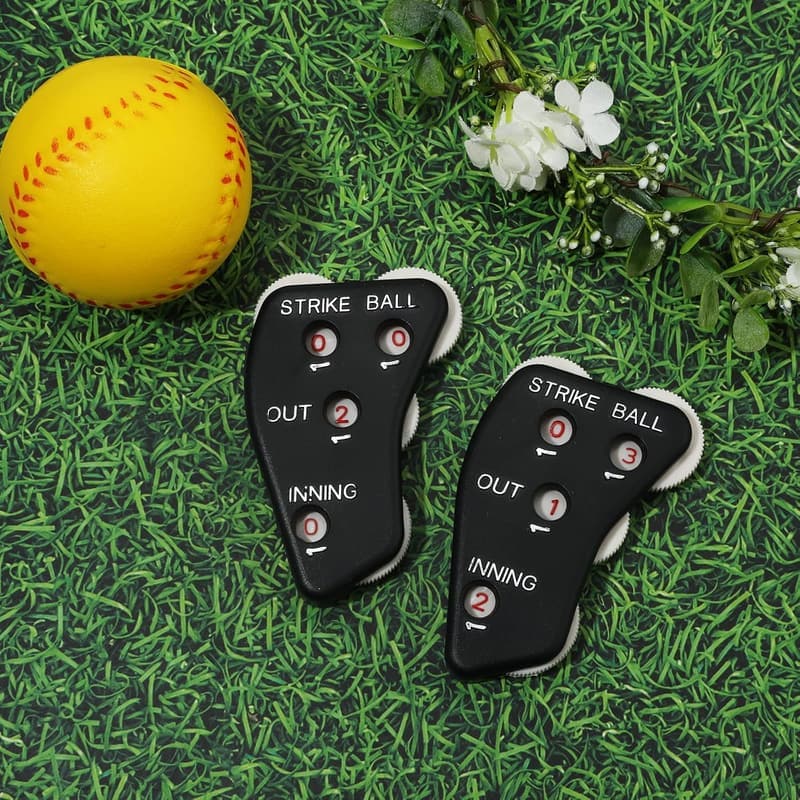 Baseball Schiedsrichteranzeige Set – 2 Stück, präzise Zähler für Trainer