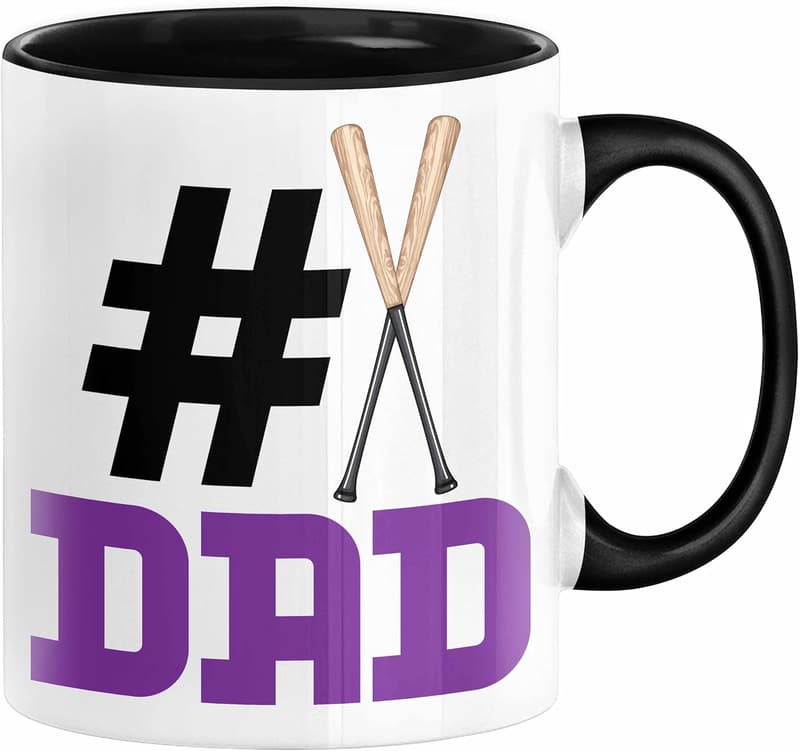 Tasse für den besten Papa – Lustiges Vatertagsgeschenk (Schwarz)
