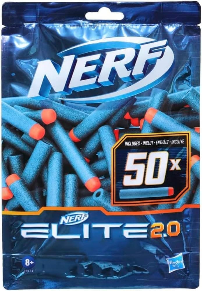 Nerf Elite 2.0 50er Dart Nachfüllpackung für Kinder – 20 Darts