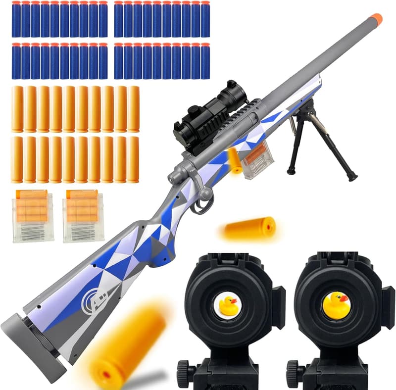 AGM MASTECH M24 Weiche Schaumstoff-Spielzeugpistole mit 40 Darts