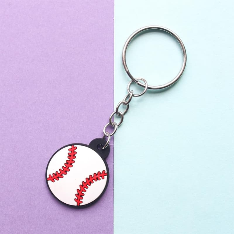 10 Stück Mini Baseball Schlüsselanhänger für Kinder und Sportfans