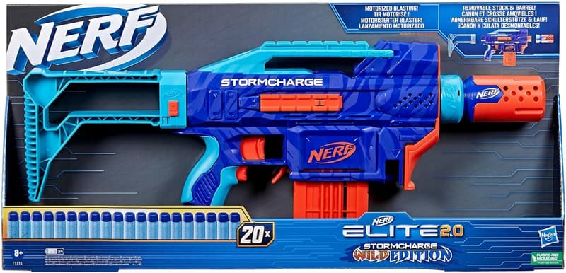 Nerf Hasbro Elite 2.0 Stormcharge – Wild Edition Blaster