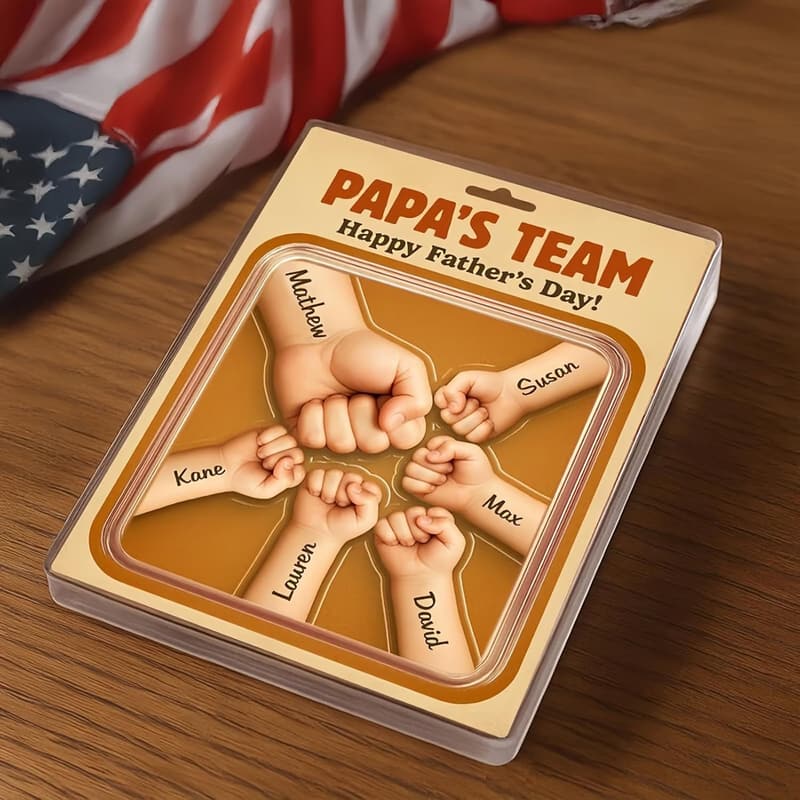Personalisierte Acrylplaquette mit Karikatur für Paare und Freunde