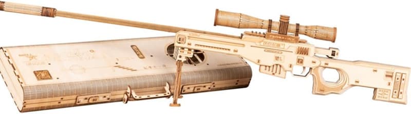 Handgefertigtes 3D Holz-Scharfschützengewehr AWM Modell zum Basteln