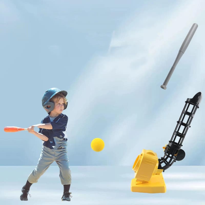 2-in-1 Baseball-Tennis Pitcher für Kinder – Automatische Pitching-Maschine