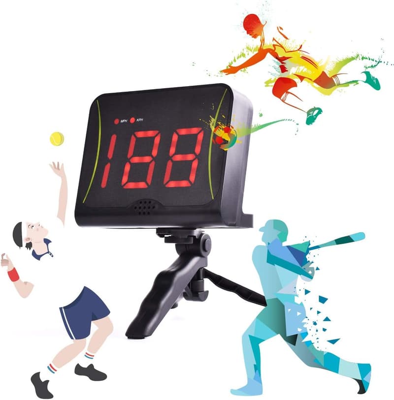 Oye Geschwindigkeitsradar für Baseball und Sport mit LED-Anzeige