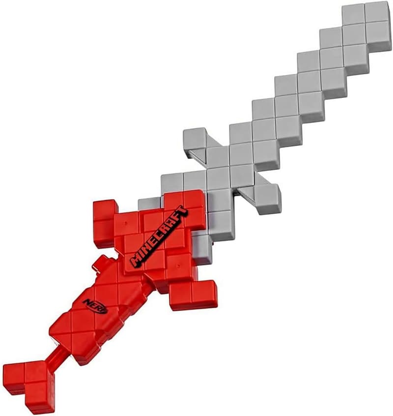 Minecraft Heartstealer Schwert - Nerf Dartblaster mit 4 Elite Darts