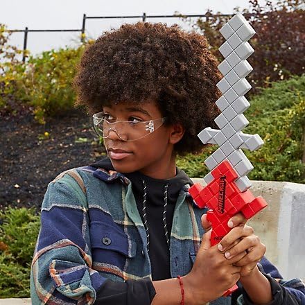 Minecraft Heartstealer Schwert - Nerf Dartblaster mit 4 Elite Darts