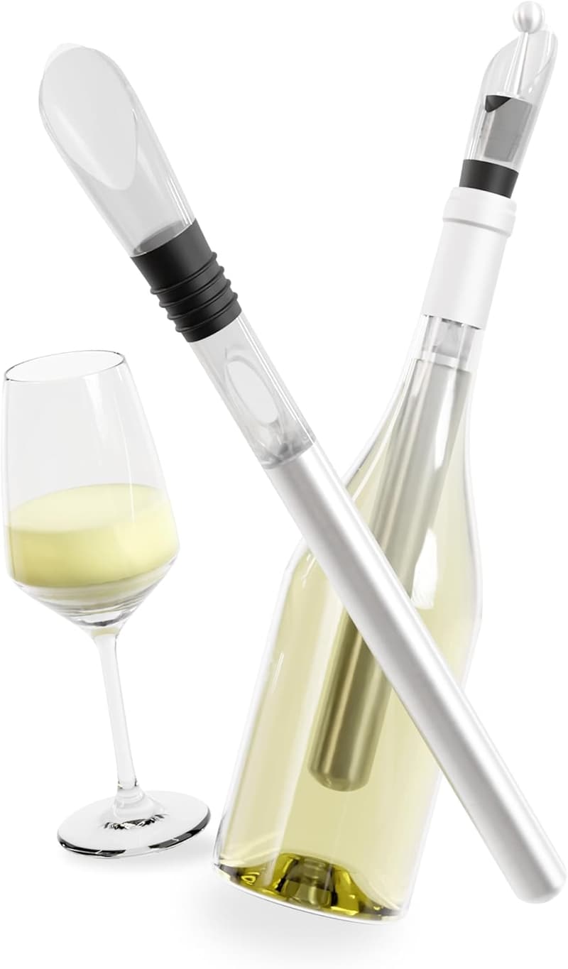 Edelstahl Weinkühlstab mit Ausgießer – ideales Geschenk für Weinliebhaber