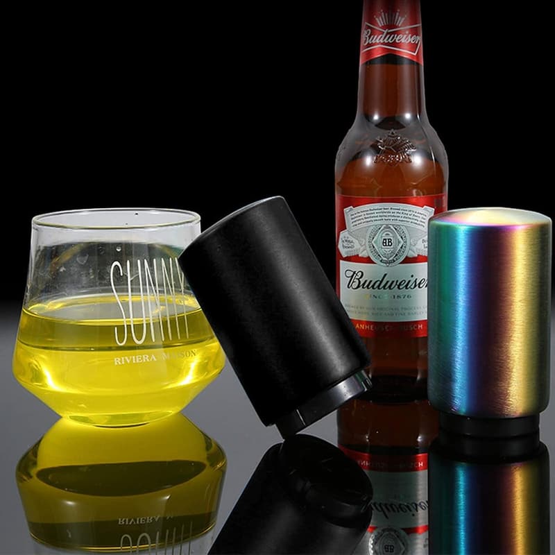 Automatischer Bierflaschenöffner aus Edelstahl für Väter