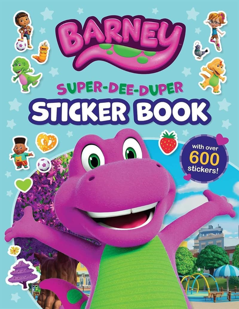 Barney: Super-Dee-Duper Stickerbuch für Kinder